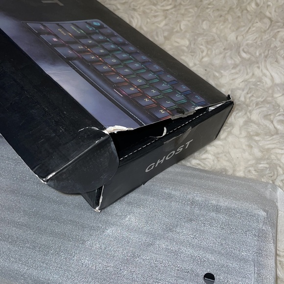 NIB Ghost K1 Wireless LED Keyboard Gaming - Picture 4 of 9